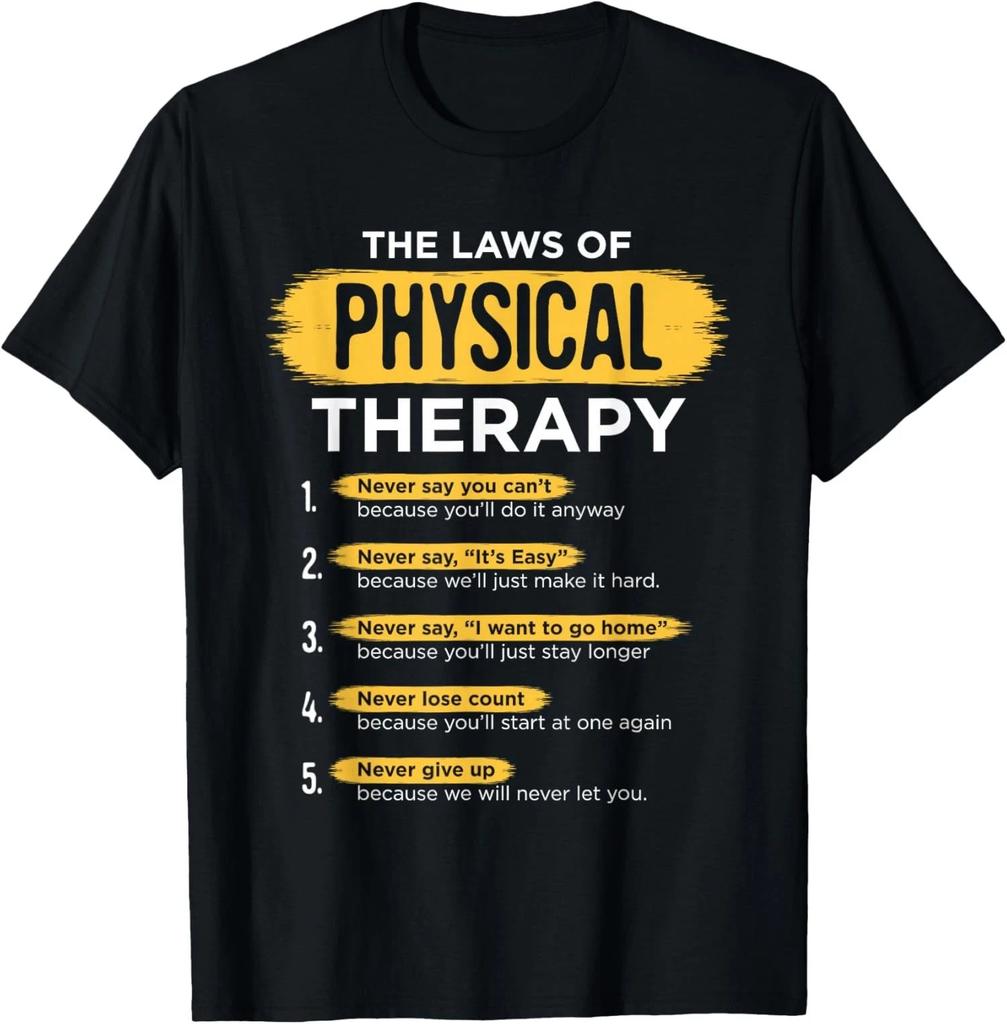 Funny PT Physical Therapy Gift Therapist Month Unisex T-Shirt