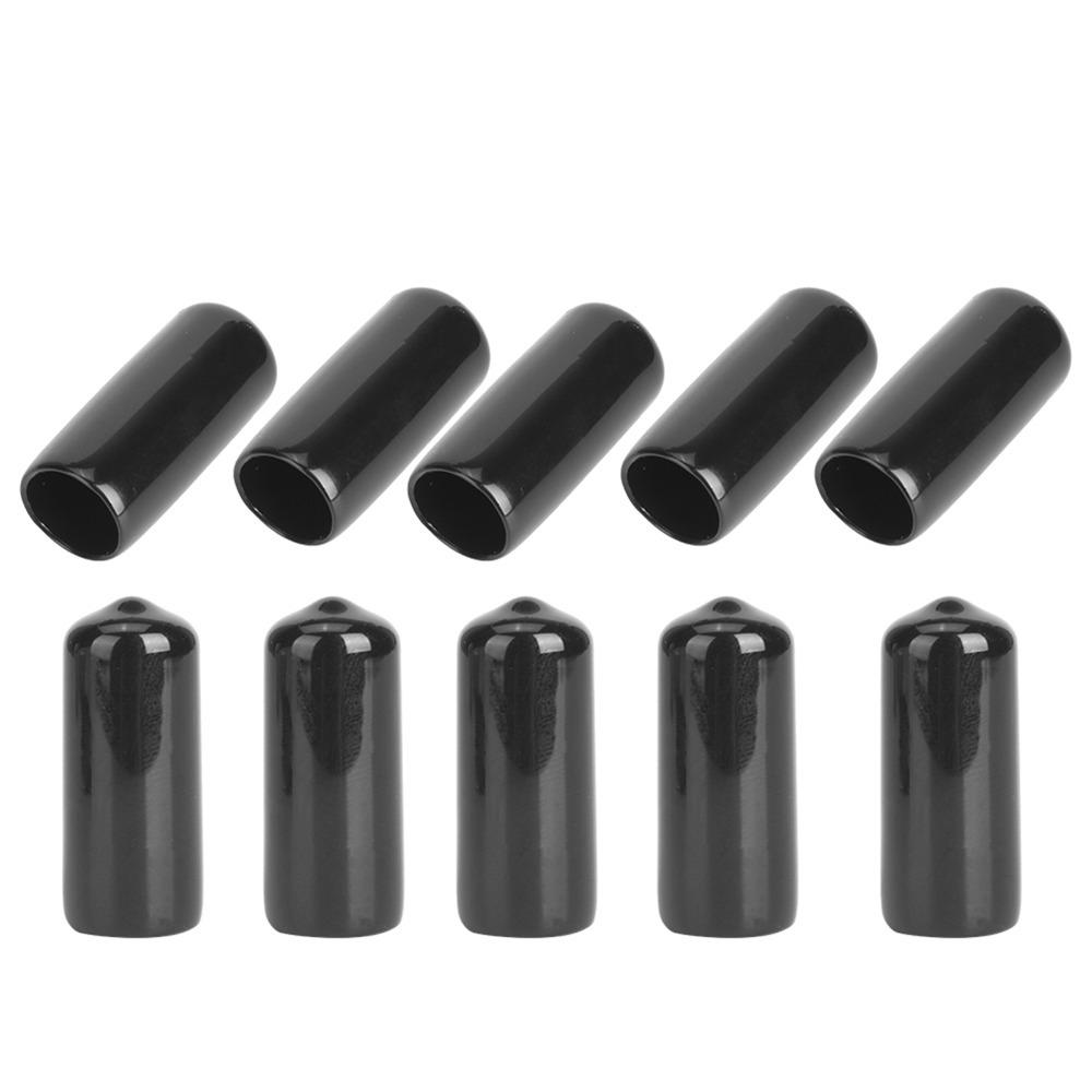 10PCS Rubber Pool Cue Tip Protector Small Head Durable Pool Stick Tip Cover Accessory Kit Portable Cue Tip Head Cover
