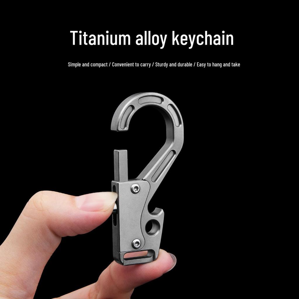 Titanium Alloy Multi-functional Car Keychain EDC Tool for Men & Women - High-end Gift