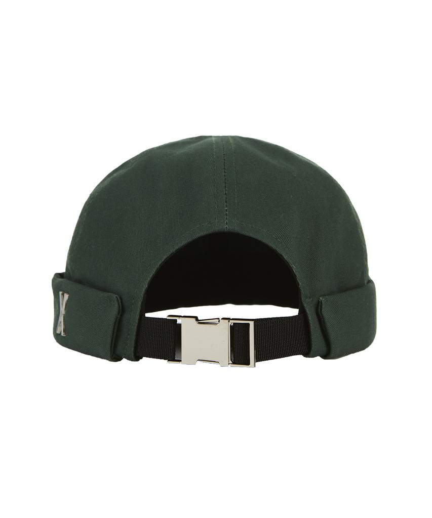 Bajal Twill Metal Buckle Watch Cap Green
