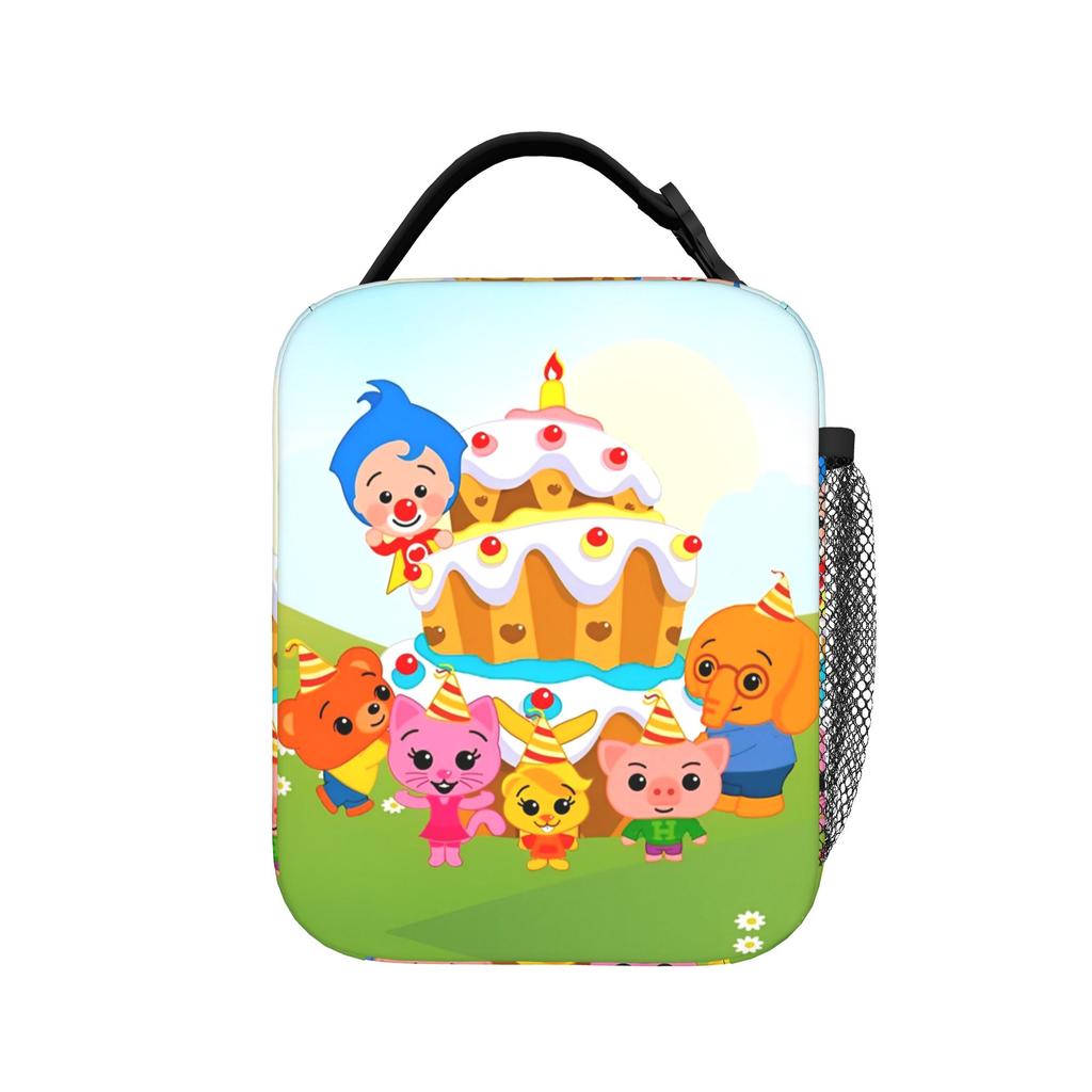Clown P-Plims Insulated Lunch Bags Thermal Bag Reusable,Meal Container Cartoon High Capacity Tote Lunch Box Food Bag School