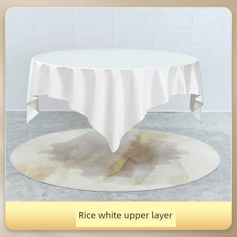 

Отель Скатерть Высокого Класса Ресторан Круглый Стол Простая Скатерть Отель Большой Круглый Стол Скатерть Банкет Круглый Ткань Creamy-white Upper Square 1.2 m Round Table