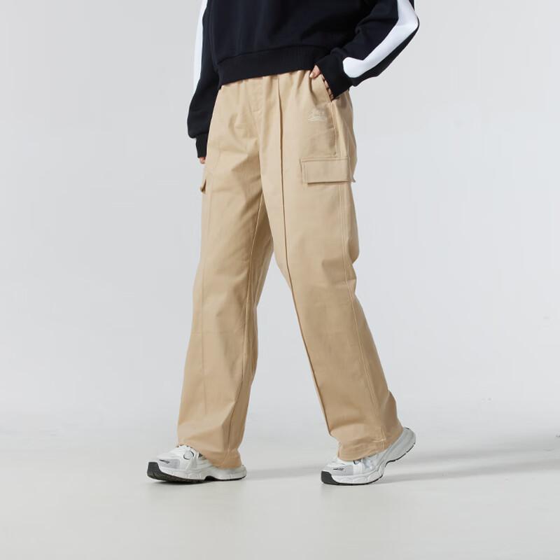 Skechers S-Color Solid Mid-Rise Straight Leg Casual Pants Women Bottoms Irish-Cream L124W029-028R