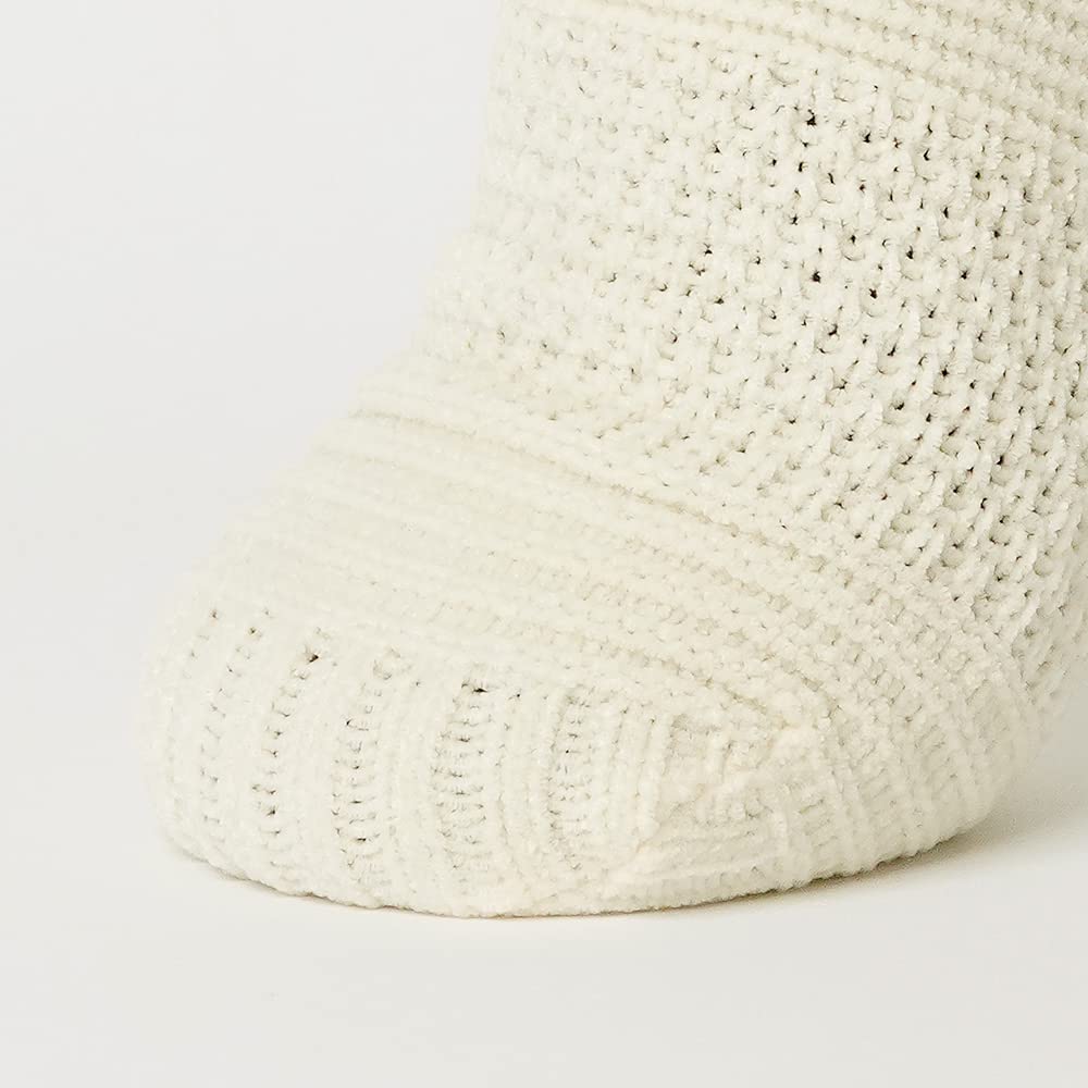 Gunze POLO BCS Room Socks with Fleece Lining and Woven Name Tag