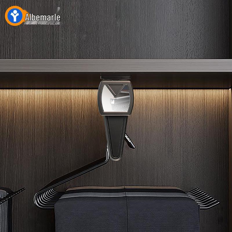 Pull-Out Telescopic Trouser Rack for Wardrobe Closet