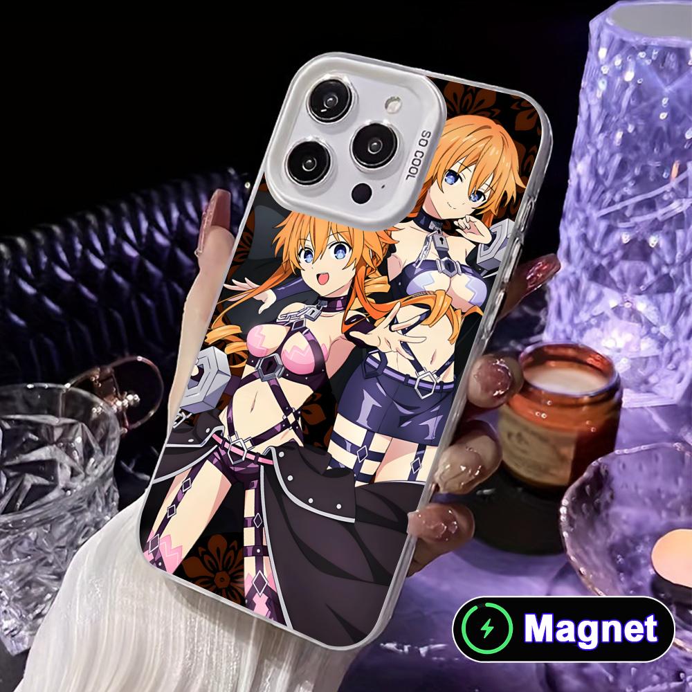 Date a Live Yamai Kaguya White Translucent MagSafe Mobile Phone Case for iPhone 17 16 15 14 13 12 11 X XR XS Air Pro Max Plus