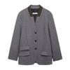 Fashion Style 2024 Fall and Winter New Women's Clothing Stylish Wool Long Sleeves Casual Suit Jacket 8916779