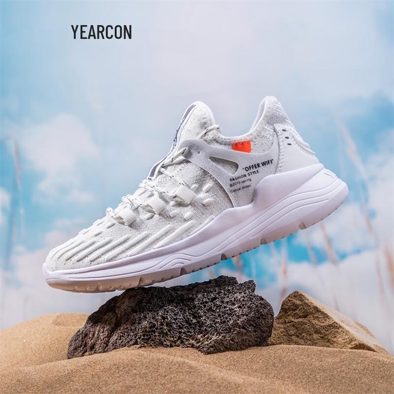 Yierkang Women s Lightweight Luminous Running Shoes 35 снег белый