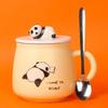Cartoon Keramische Leuke Kat Mokken met Lepel Creatieve Kattenpoot Mok Koffie Thee Melk Havermout Kop Grote Capaciteit Dieren Bekers Grappig Cadeau