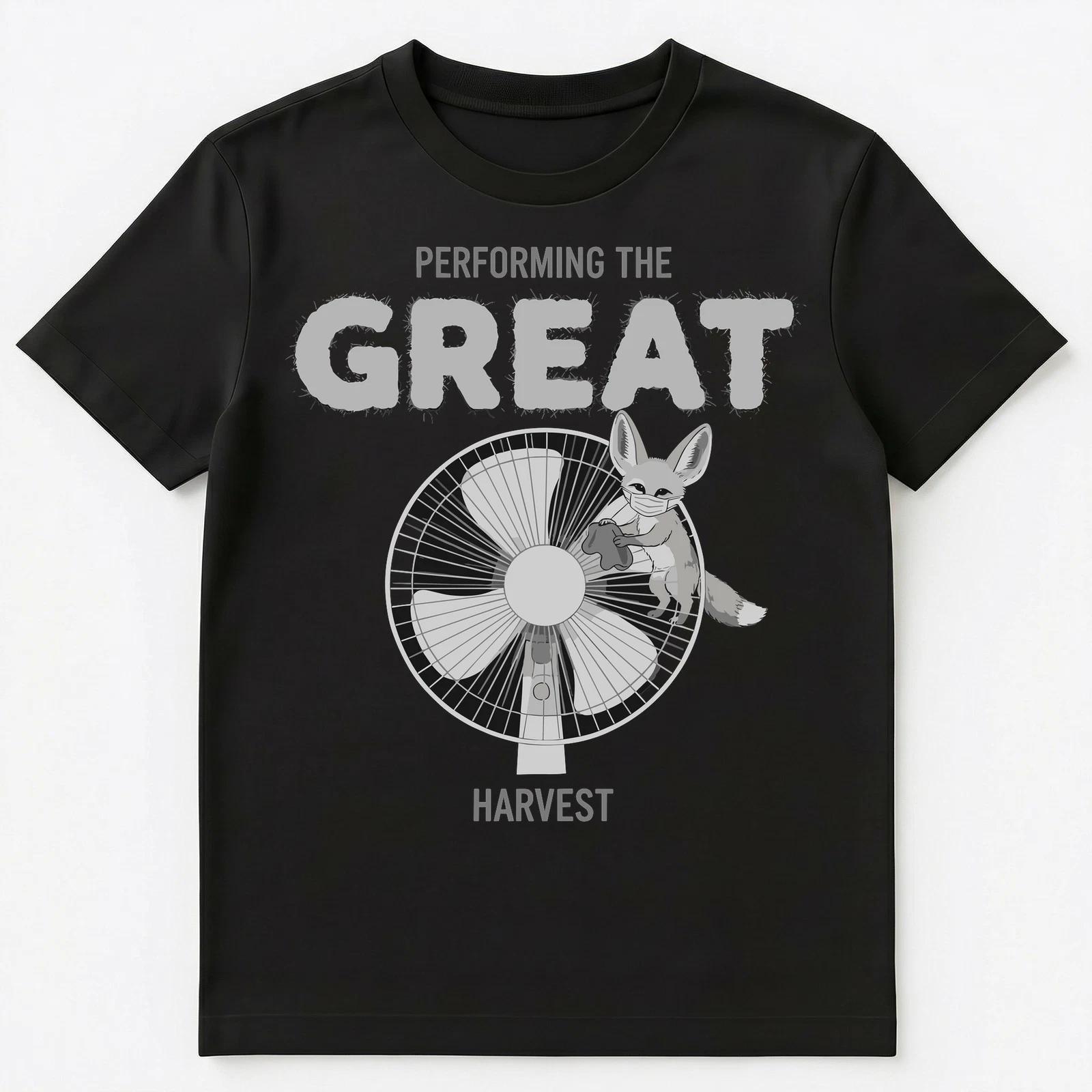 

Fennec Fox Dust Harvesting Pun Animal Humor Unisex T-Shirt 4XL