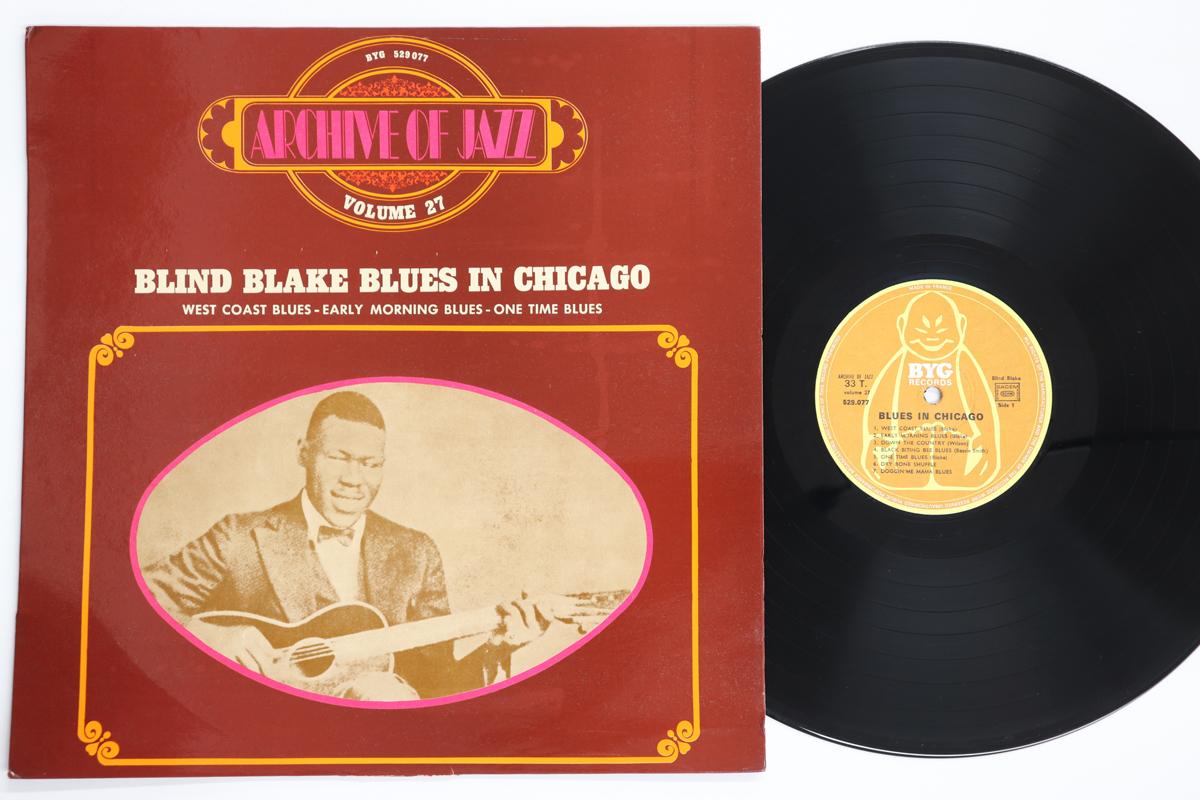 

LP Record BLIND BLAKE Blues In Chicago 529077 BYG 1970 France Blues Used