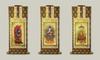 Kyobutsudan Isemura Hanging Scroll Brown Available In All Sects and Buddhist Altar Hanging Shingon Sect Shingon Brown 3-piece Set, Mounting, Sizes,