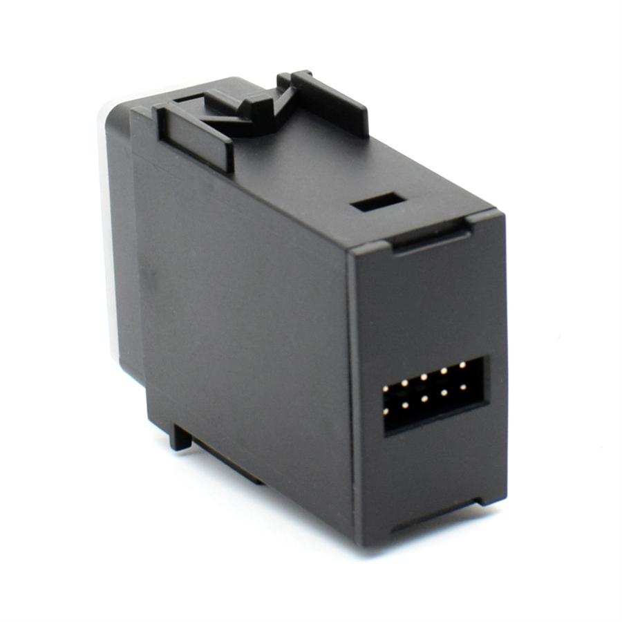 DC 12-24V Black QC3.0 Quick-Charger Dual USB Phone Adapter Port For Nissan Cars