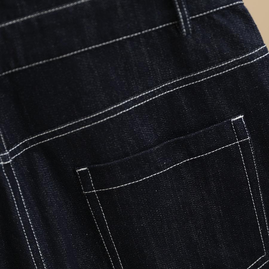 Zhang Natting Fall 2025 Women's Slimming Denim Overalls for a Youthful Look