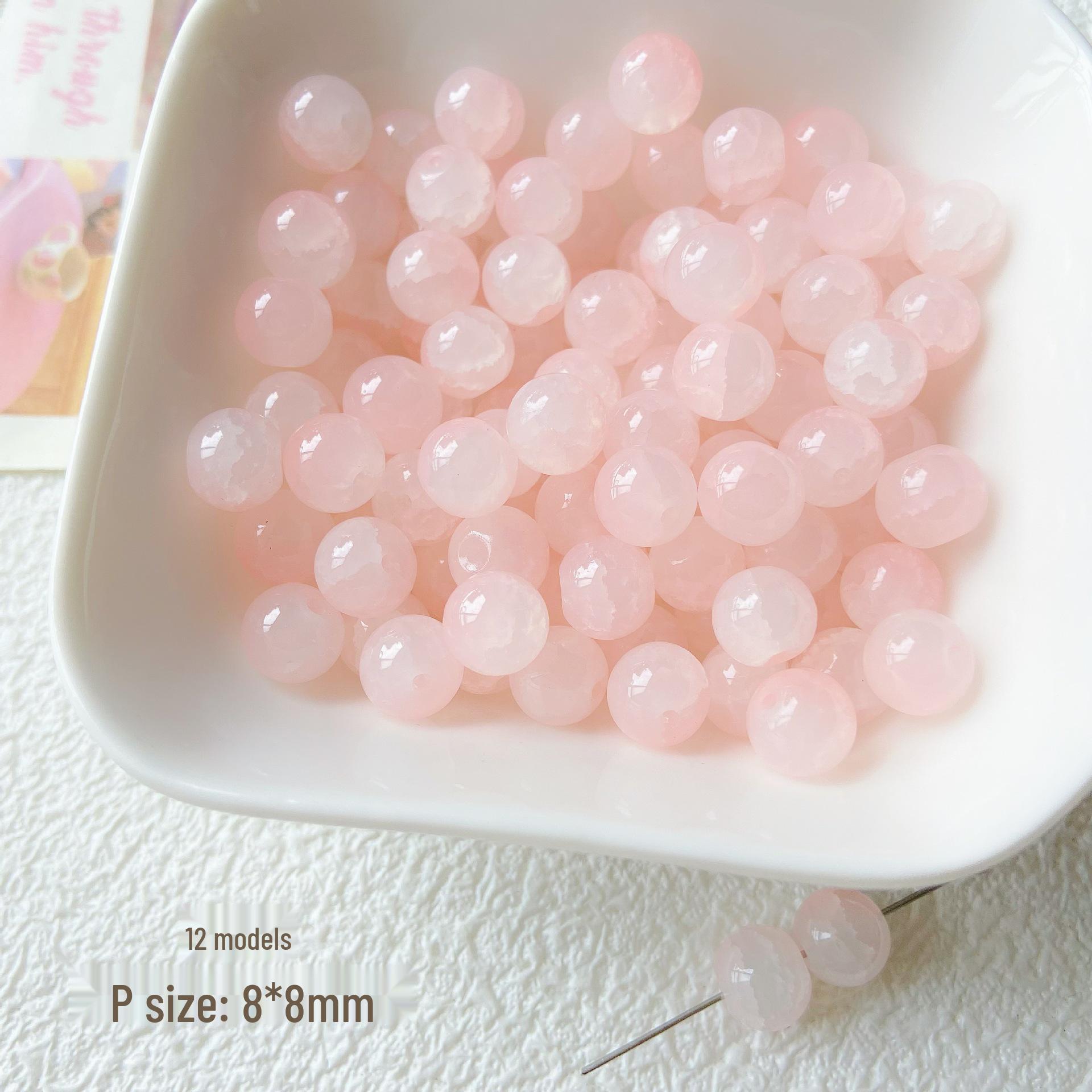 

Konggu Ji 8 мм Бусины из дробленого жадеитового стекла для изготовления браслетов, ожерелий и ювелирных аксессуаров своими руками