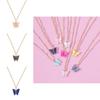 Stylish Creative Butterfly Necklace For Women Featuring Unique Color Variants