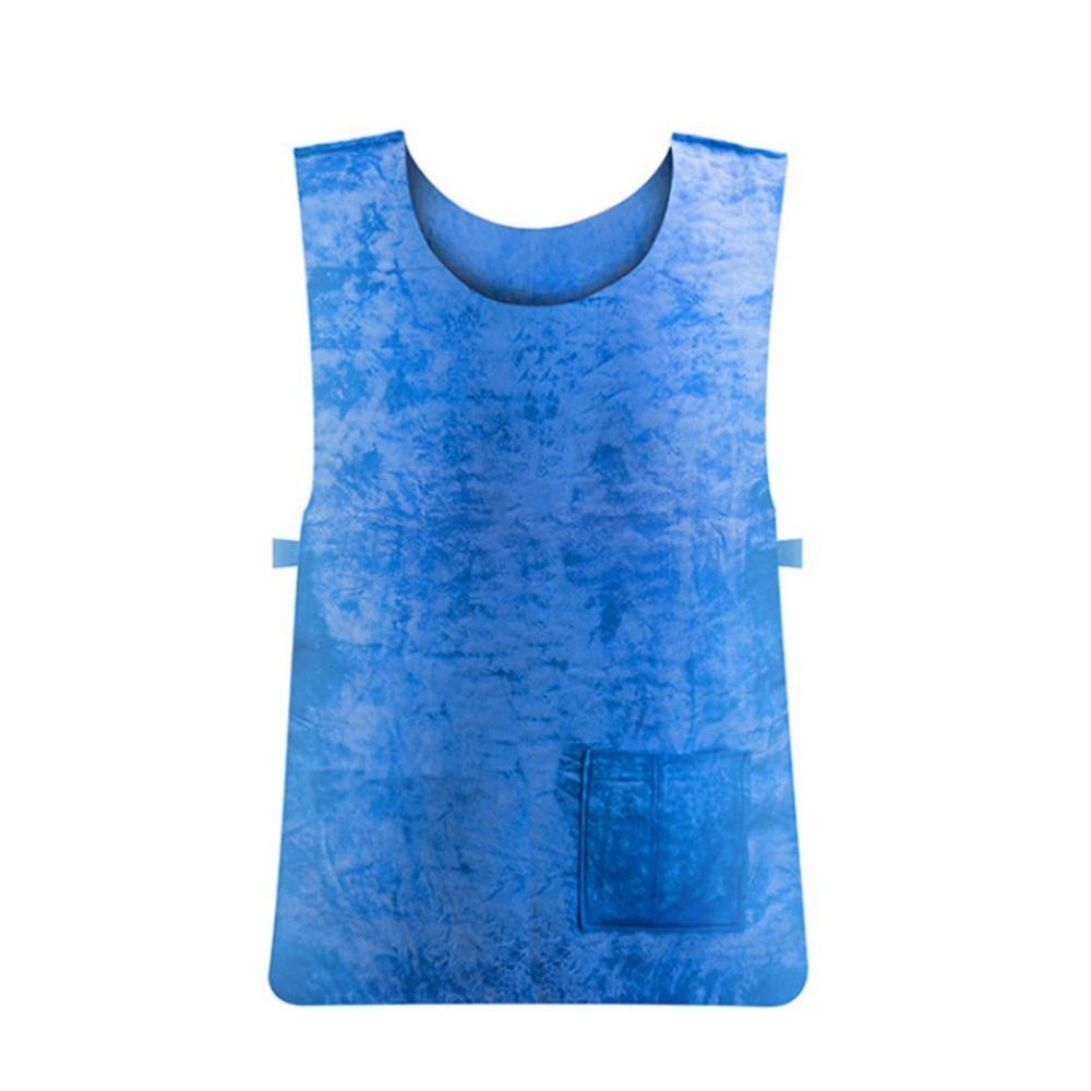 Durable Adjustable Ice Cooling Vest High Temperature Protection Blue PVA Cooling Vest Evaporative Ice Vest Summer Season