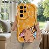 Phone Case: 2D Flat Samsung Galaxy A34 A35 M05 M06 S20 S22 S21 FE Plus 5G Protective Case, Couples Style, Magic Capybara, Christmas and Halloween Gift