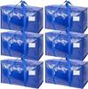 Clear PE Moving Bag with Card Slot, Large Capacity, Reinforced and Durable