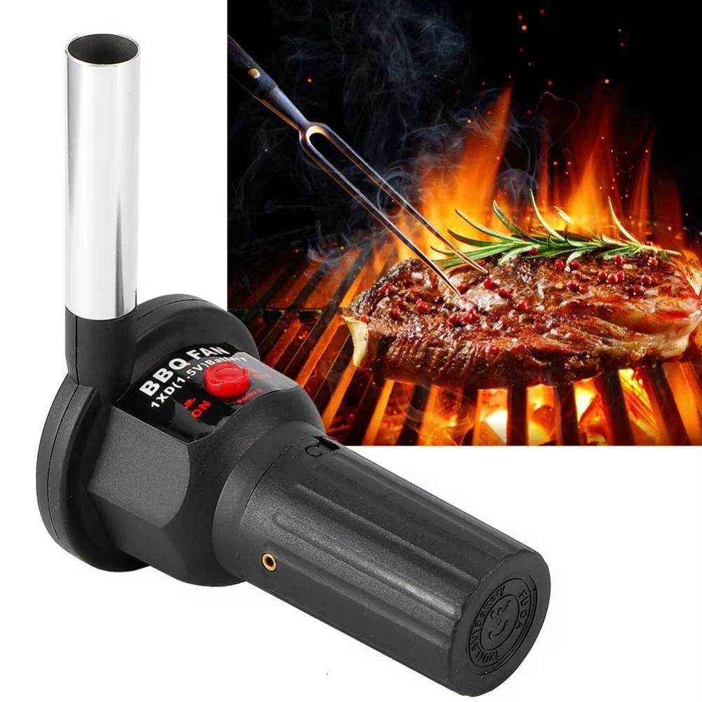 Portable Handheld BBQ Fan Electric Easy To Use Electric Air Blower High Quality Safe Barbecue Fan For Outdoor Camping BBQ