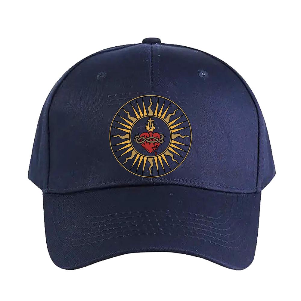 Sacred Heart of Jesus Cap Summer Woman Man Adult Hat Fashion Casual Adjustable Printed Baseball Caps Trucker Cap