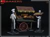 Miniart Scale Bakery Set with 2 Plastic MA38074 1/35 Figures, Model,