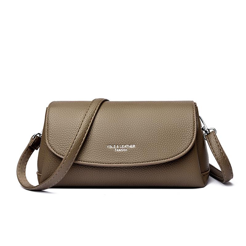 

Crossbody Handbag with Multiple Layers, High-end Small Square Bag, Suitable for Commuting, Single-shoulder Bag сірий