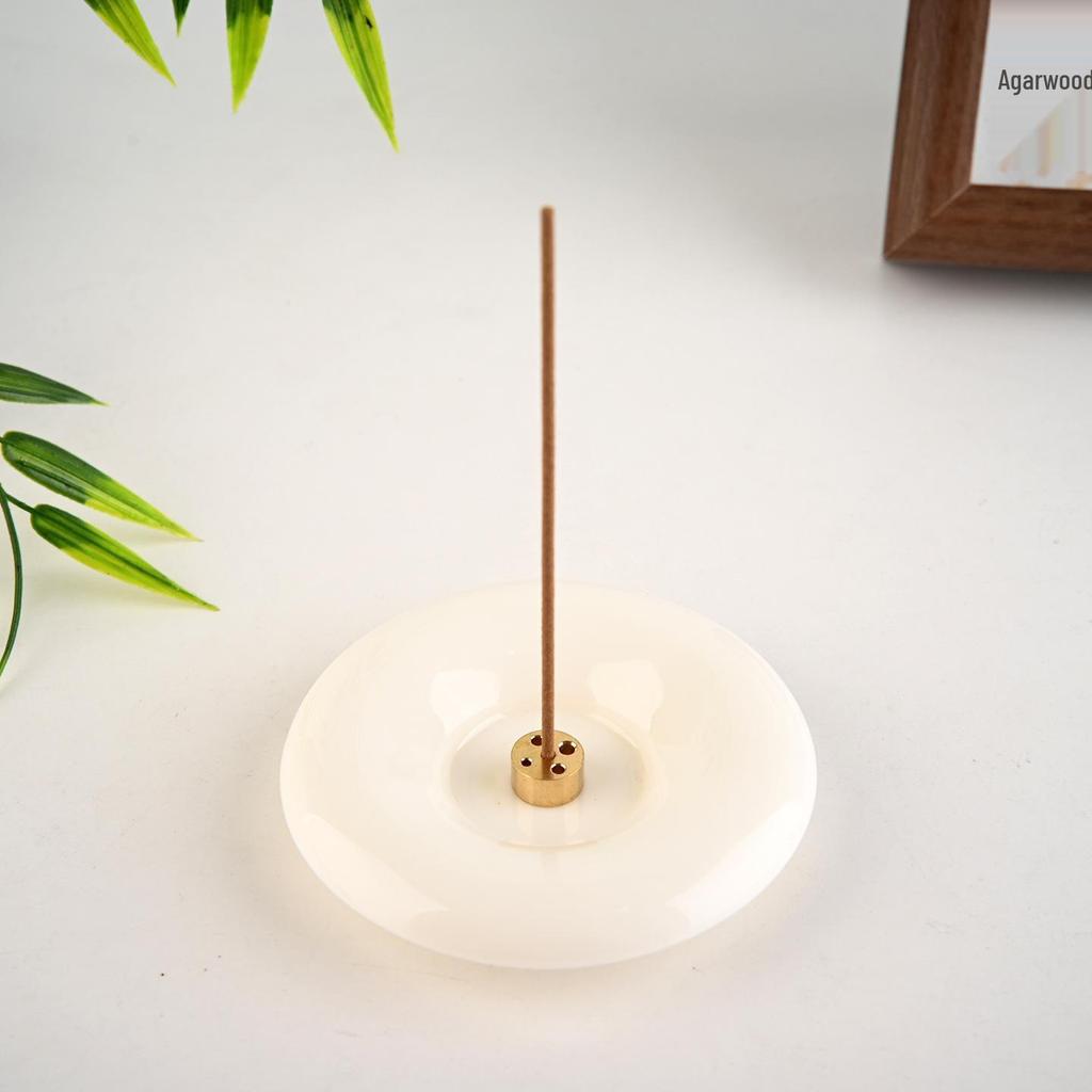 Niche 3D Round Incense Holder and Tray – Modern Home Incense Burner
