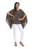 Plus Size Chiffon Batwing Shirt for Women – European & American Style, Extra Large 