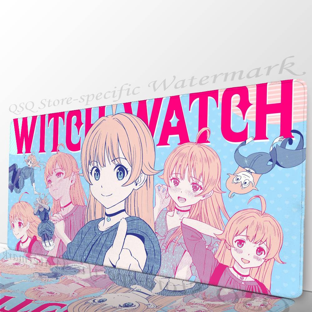 Anime W-Witch Watch Mousepad Mouse Mat Desk Mat With Pad Gaming Accessories Prime Gaming XXL Keyboard Pad Padding Mat