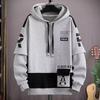Men's Plus Size Plu Hooded Jaet Loose Fit Polyester Fabric Hoodie Sweatirt Casual