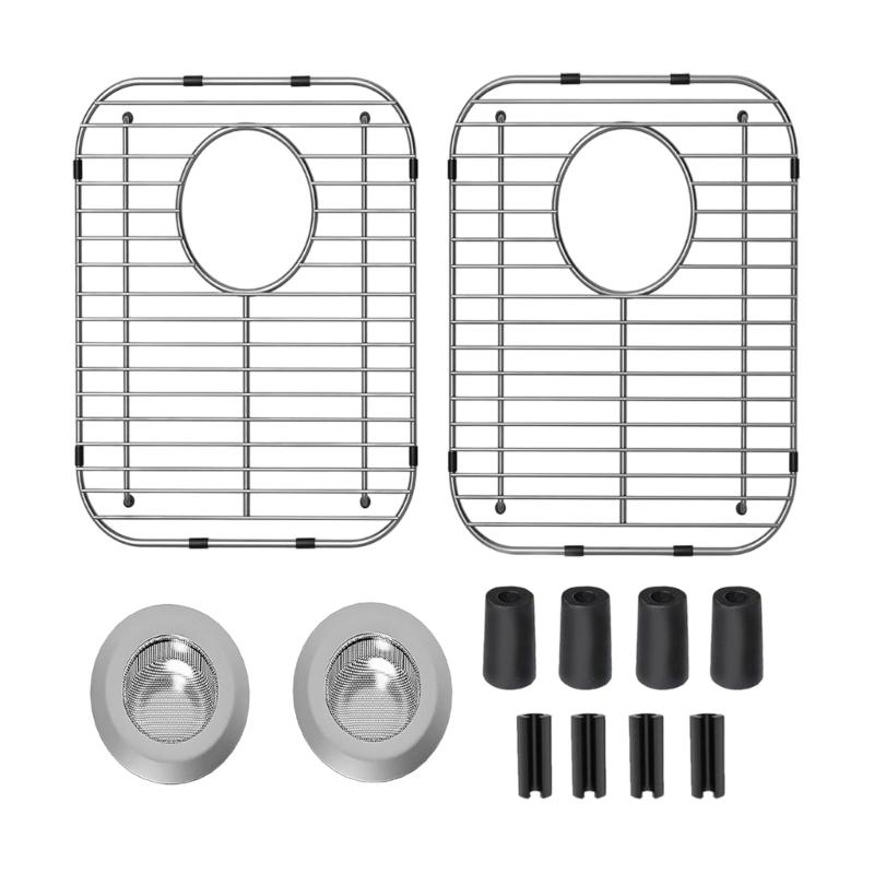 

Strong Steel Kitchen Sinks Rusts Resistant Dishwasher Safe Universal Sinks Strainer Prevents Clogging for Home 1