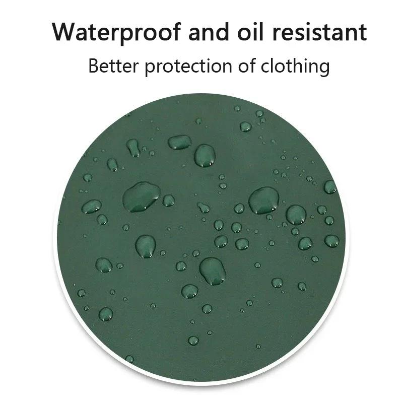 Household Waterproof Oilproof Apron Can Wipe Hands Cooking Baking Cleaning Men and Women Universal Sleeveless Apron