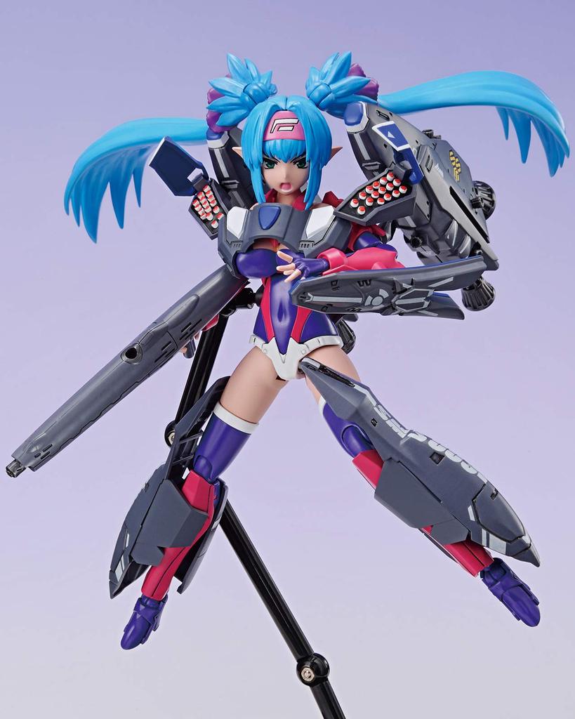 AOSHIMA VFG Macross Frontier Super Messiah Clan Clan Height 155mm plastic model VF-25G approx. Color-coded MC-07