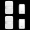 Self-Powered Long-Range Wireless Waterproof Doorbell with Smart Remote Control and Two-to-Two Pager Feature for Home Use