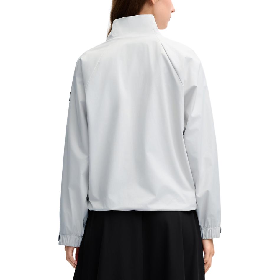 Fila Milano Series Versatile Casual Stand Collar Woven Jacket Women Jacket Cloud-White F11W515706FWT