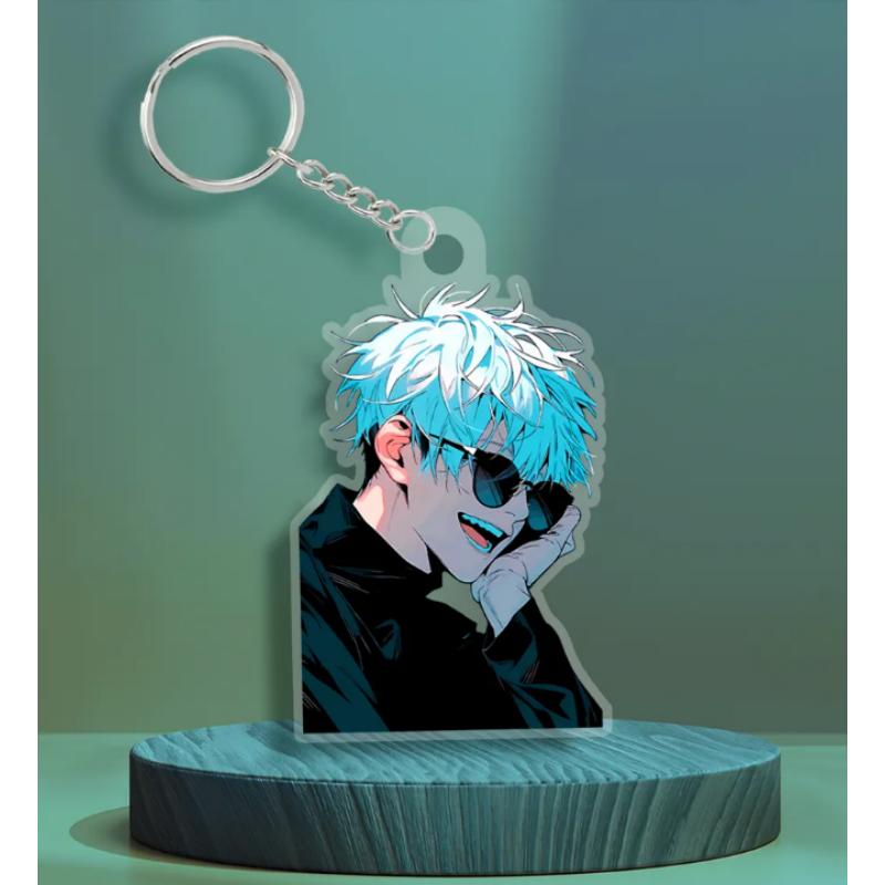 Anime Acryl Schlüsselanhänger für Jjk Megumi Fushiguro Satoru Gojo Kento Nanami Hajime Umemiya Acryl Schlüsselanhänger Dekoration Anhänger