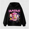Winter Fashion Comfortable Witch Hunting Team Printed Letter Pattern Children's Cute Warm Hoodies
