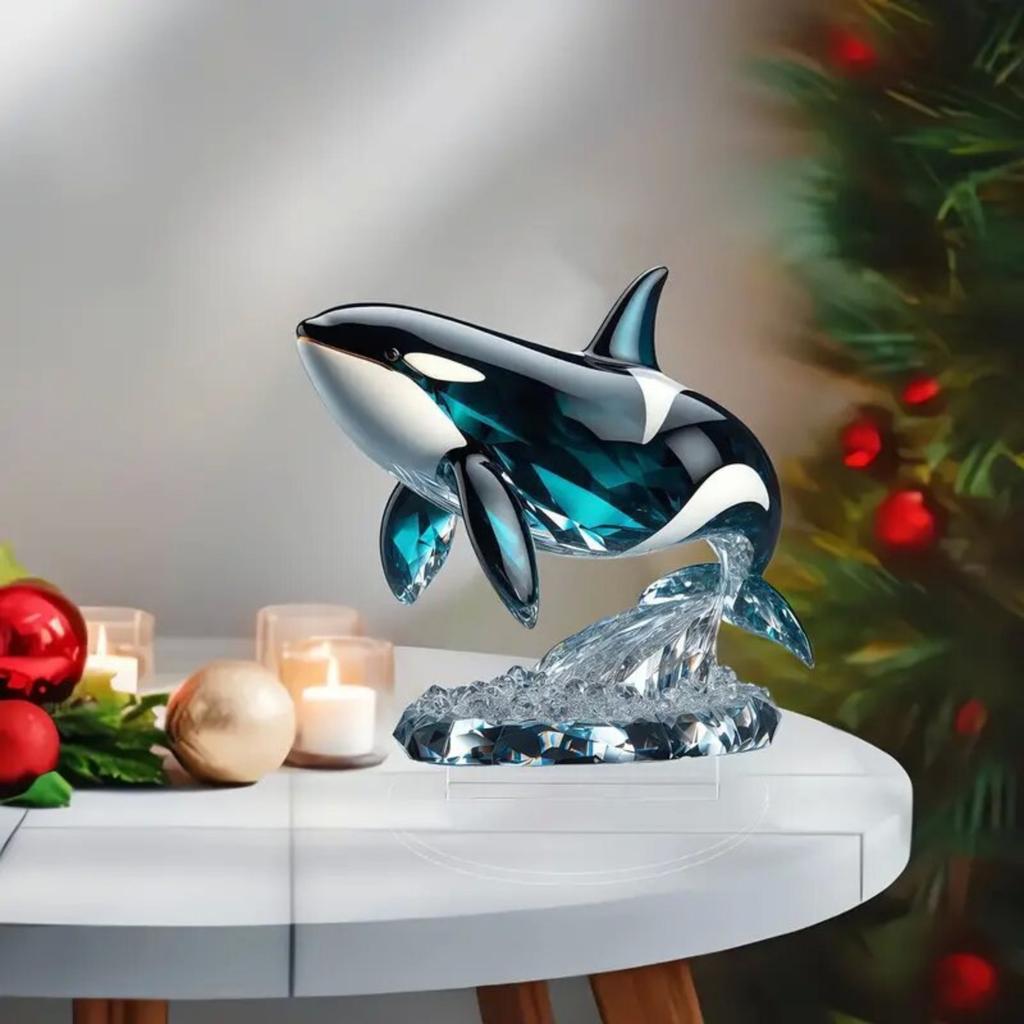 2D Snow House Desktop Decoration Ornaments Home Bedside Ornaments