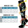 6-Piece European & American Compression Sports Socks Set: Long, Calf, Skipping & Cycling Elastic Stockings.