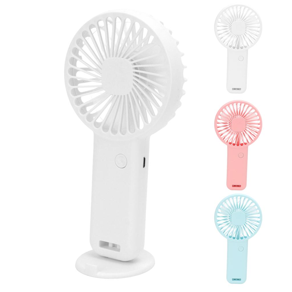 Handheld Fan Portable USB Charging Small Pocket Fan Battery Powered Mute Fan with USB Wire for Kids 