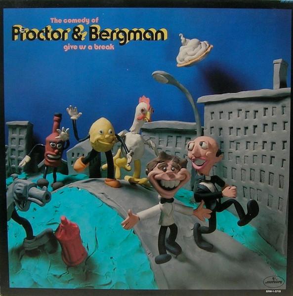 

LP Record PHILIP PROCTOR PETER BERGMAN Give Us A Break SRM13719 Mercury 1978 US Comedy Variety Show Used
