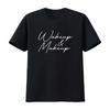 Wake Up And Makeup Fashion T Shirt For Artists Stylish  Vintage Washed Unisex Homme Casual Versatile Top For Everyday Wear Soft