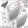 Suitable for the Peugeot 308S Window Rear Hinged Side Doors Bead 96779315XT 96779316XT T9 Slide Guide Trim