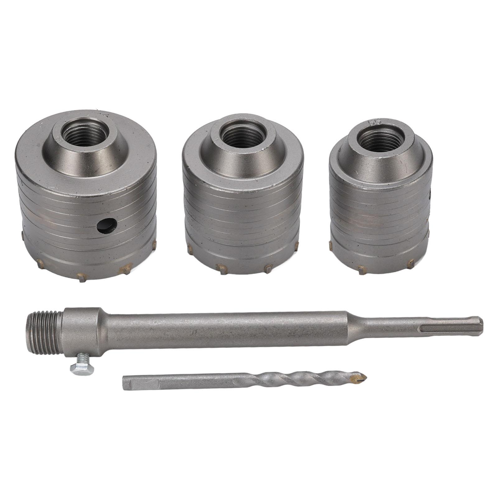 

Набор бетонных коронок диаметром 55 65 75 мм, глубина 50 мм, набор коронок для полых кирпичей, цементных стен