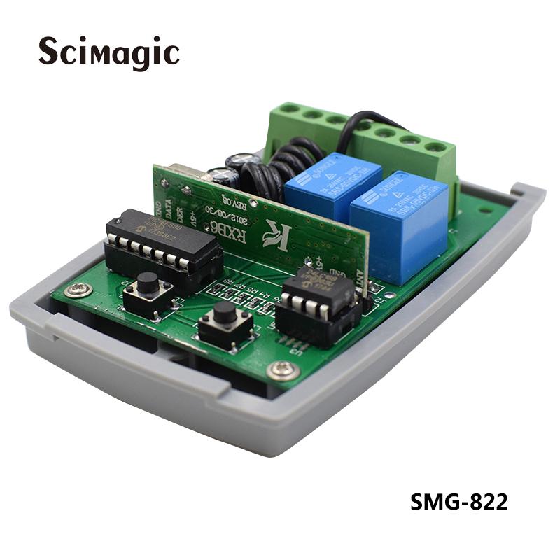 Garagentor-Fernbedienungsempfänger 433,42 MHz 2-Kanal 433,92 MHz Automatischer Rollladenempfänger