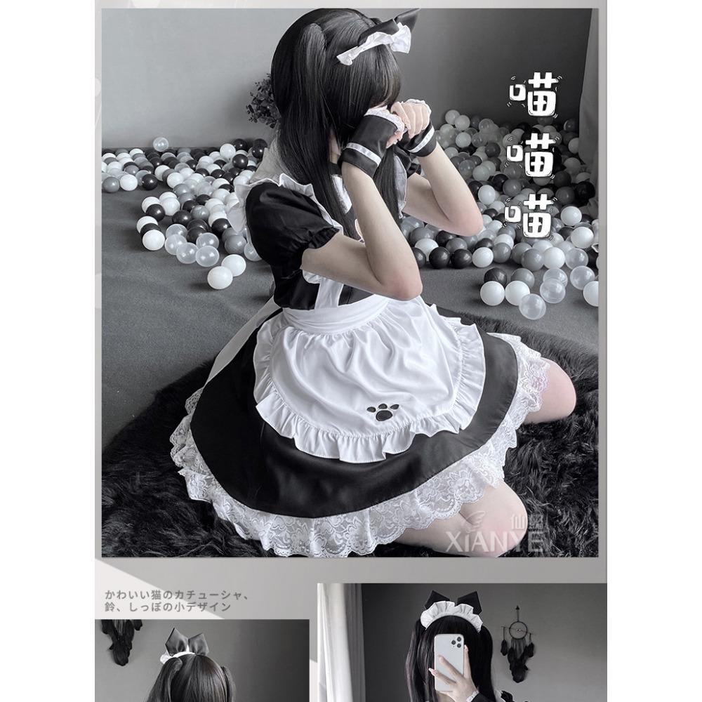 Xianyi Two-dimensional Cute Pussy Girl Maid Outfit Japanese Lolita Uniform Dress Female Cosplay303