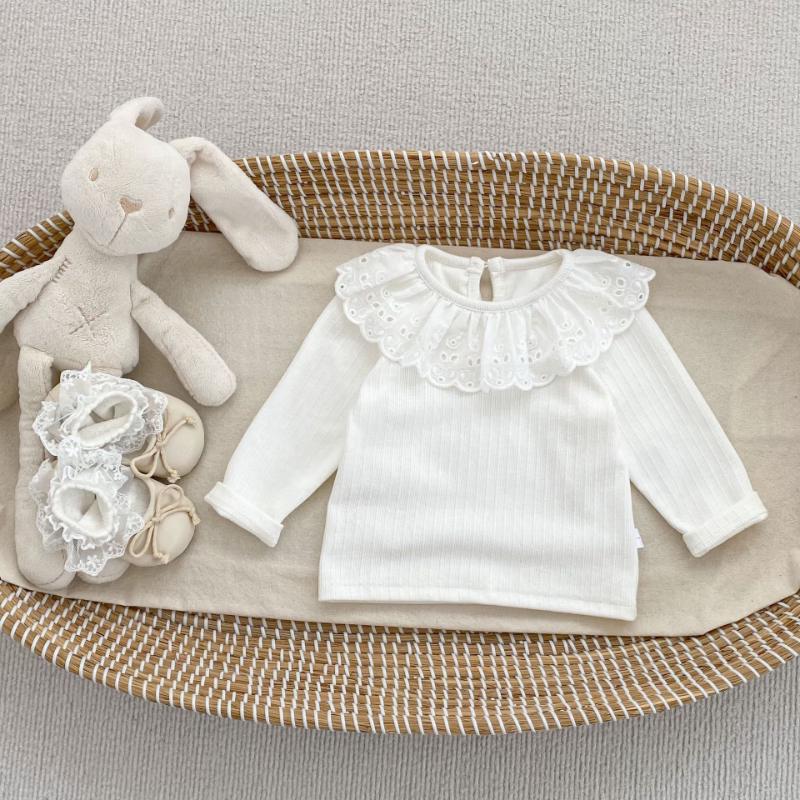 Kayoudo Girls  Polka Dot Lace Princess Dress & Long Sleeve Top 90CM