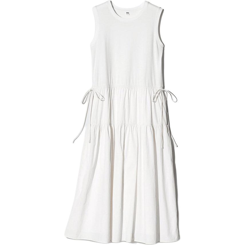 UNIQLO Versatile Drawstring Waist Color Block