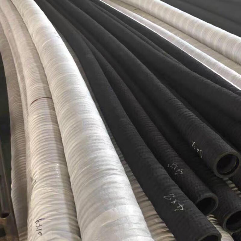 BOHAO Black Rubber Steel Wire Suction Hose
